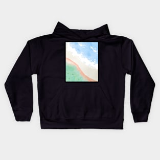 Beach and hill Kids Hoodie